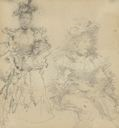 Untitled [Figure studies - two ladies]