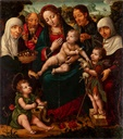 Holy Family with Saints