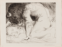 Minotaur Caressing a Sleeping Woman