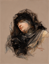 Lady in a Black Veil